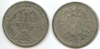 Deutsches Reich Kaiserreich 1 Mark G10258 - Germany Empire Wilhelm I. -