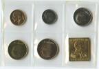 Belgien Kursmünzensatz GN760 - KMS Coins Mint Set mit Medaille Belgie -