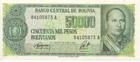 Bolivien 50.000 Pesos GB208 - Banknote Boliviano Bolivia -