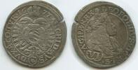 RDR Österreich VI Kreuzer Silber 1677 ✿ Wien H0331 - Leopold I. 1658-170... 292.85 元 含税 ＋  83.67 元 运费