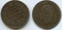 Italien Königreich 5 Centesimi G1968 - Italy Milano Vittorio Emanuele II. 1861-1878 -