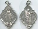 Italien Wallfahrtsmedaille Religiöse Medaille M3734 - Sancti Aloysii Ora pro nobis & Maria -