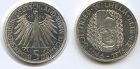 Deutschland Bundesrepublik 5 Mark Silber S0435 - Gottfried Wilhelm Leibnitz Germany -