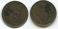 Dänemark 2 Öre (2 Øre) G7191 - Christian IX. 1863-1906 Denmark -