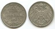 Deutsches Reich Kaiserreich 1 Mark Silber S0491 - Germany Empire Munich Wilhelm II. -