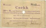 Ungarn 20 Koronarol GB086 - Paper Money Hungary CSEKK PAPA -