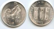 San Marino 500 Lire Silber G1525 - Mother lifting child in air - Maternity -