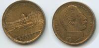 Deutsches Reich Kaiserreich Bronzemedaille M279 - Friedrichskron Potsdam Wilhelm II. Deutscher Kaiser König von Preussen -