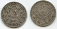 Deutsches Reich Kaiserreich ½ Mark G4698 - Germany Empire Wilhelm II. -