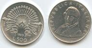 Italien Republik 500 Lire Silber G7627 - 200th Anniversary of Birth of Alessandro Manzoni - Italy Italia -
