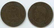 Frankreich 10 Centimes G1858 - Napoleon III. 1852-1870 France Strasbourg Mint -