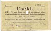Ungarn 50 Koronarol GB162 - Paper Money Hungary CSEKK PAPA -