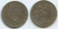 Chile 1 Peso G15436 - Condor Vogel -