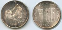 San Marino 500 Lire Silber GS513 - Mutter & Kind - Mother lifting child in air - Maternity -