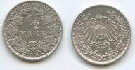 Deutsches Reich Kaiserreich ½ Mark G4707 - Germany Empire Wilhelm II. -
