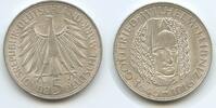 Deutschland Bundesrepublik 5 Mark Silber S0219 - Gottfried Wilhelm Leibnitz Germany BRD -