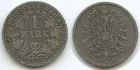 Deutsches Reich Kaiserreich 1 Mark Silber G10264 - Wilhelm I. Germany Empire -
