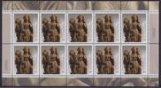 Bund Bund, Michel Nr. 3180 Zehnerbogen postfrisch Riemenschneider Trauernde Frauen -