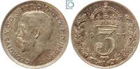 Großbritannien 3 Pence Großbritannien 3 Pence 1917 | 1st issue | George V. (1910-1936) - Patina! -