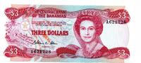 Bahamas 3 Dollars -