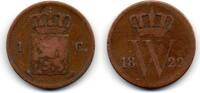 Pays Bas - Netherlands - Niederlande 1 Cent 1822 F 41.84 元  ＋  41.00 元 运费