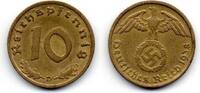 Allemagne - Deutschland - Germany 10 Pfennig 1938 D VF+ 12.55 元  ＋  41.00 元 运费