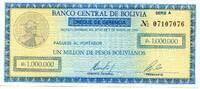 Bolivie - Bolivia 1 Million de Pesos -