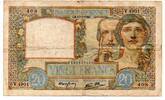 France -Frankreich 20 Francs Sciences et Travail -