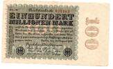 Allemagne - Deutschland - Germany 100 Millions de Mark -