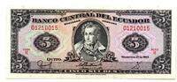 Equateur - Ecuador 5 Sucres -