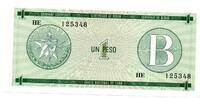 Cuba 1 Peso Lettre A -