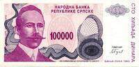 Bosnie Herzegovine 100000 Dinara -