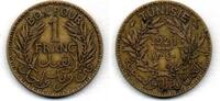 Tunisie - Tunisia - Tunesien 1 Franc 1921 F+ 20.92 元  ＋  41.00 元 运费
