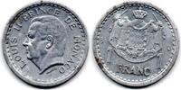 Monaco 1 Franc 1943 VF 20.92 元  ＋  41.00 元 运费