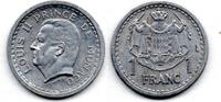 Monaco 1 Franc 1943 VF 20.92 元  ＋  41.00 元 运费