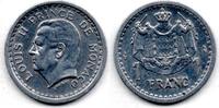 Monaco 1 Franc 1943 VF 20.92 元  ＋  41.00 元 运费