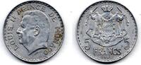 Monaco 5 Francs 1945 VF 20.92 元  ＋  41.00 元 运费
