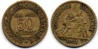 France - Frankreich 50 Centimes 1921 F+ 8.37 元  ＋  41.00 元 运费
