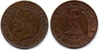 France - Frankreich 1 Centime 1862 A Napoléon III VF 41.84 元  ＋  41.00 元 运费