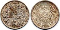 Allemagne - Deutschland - Germany 1/2 Mark 1915 A EF 41.84 元  ＋  41.00 元 运费