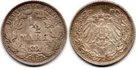 Allemagne - Deutschland - Germany 1/2 Mark 1906 F VF+ 41.84 元  ＋  41.00 元 运费