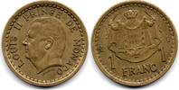 Monaco 1 Franc  VF 20.92 元  ＋  41.00 元 运费