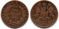 British India 1/4 Anna -