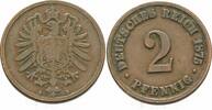 Kleinmünzen-Kaiserreich 2 Pfennig Kleiner Adler -