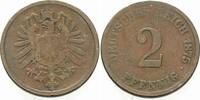 Kleinmünzen-Kaiserreich 2 Pfennig Kleiner Adler -