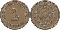 Kleinmünzen-Kaiserreich 2 Pfennig Kleiner Adler -