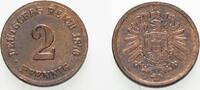 Kleinmünzen-Kaiserreich 2 Pfennig Kleiner Adler -