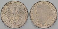 2 Mark Kursmünzen 2 Deutsche Mark 1994 A Franz Joseph Strauß sehr schön 29.19 元 含税 ＋  83.41 元 运费