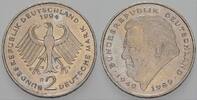 2 Mark Kursmünzen 2 Deutsche Mark 1994 D Franz Joseph Strauß sehr schön 29.19 元 含税 ＋  83.41 元 运费
