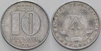 Kleinmünzen 10 Pfennig 1970 A Deutsche Demokratische Republik sehr schön 8.37 元 含税 ＋  83.67 元 运费